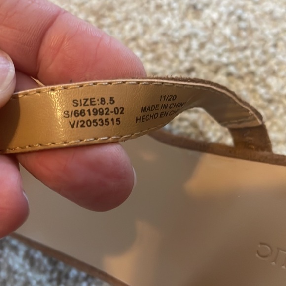 DOUBLE STRAP BLOCK-HEEL SANDAL banana republic - Picture 7 of 7